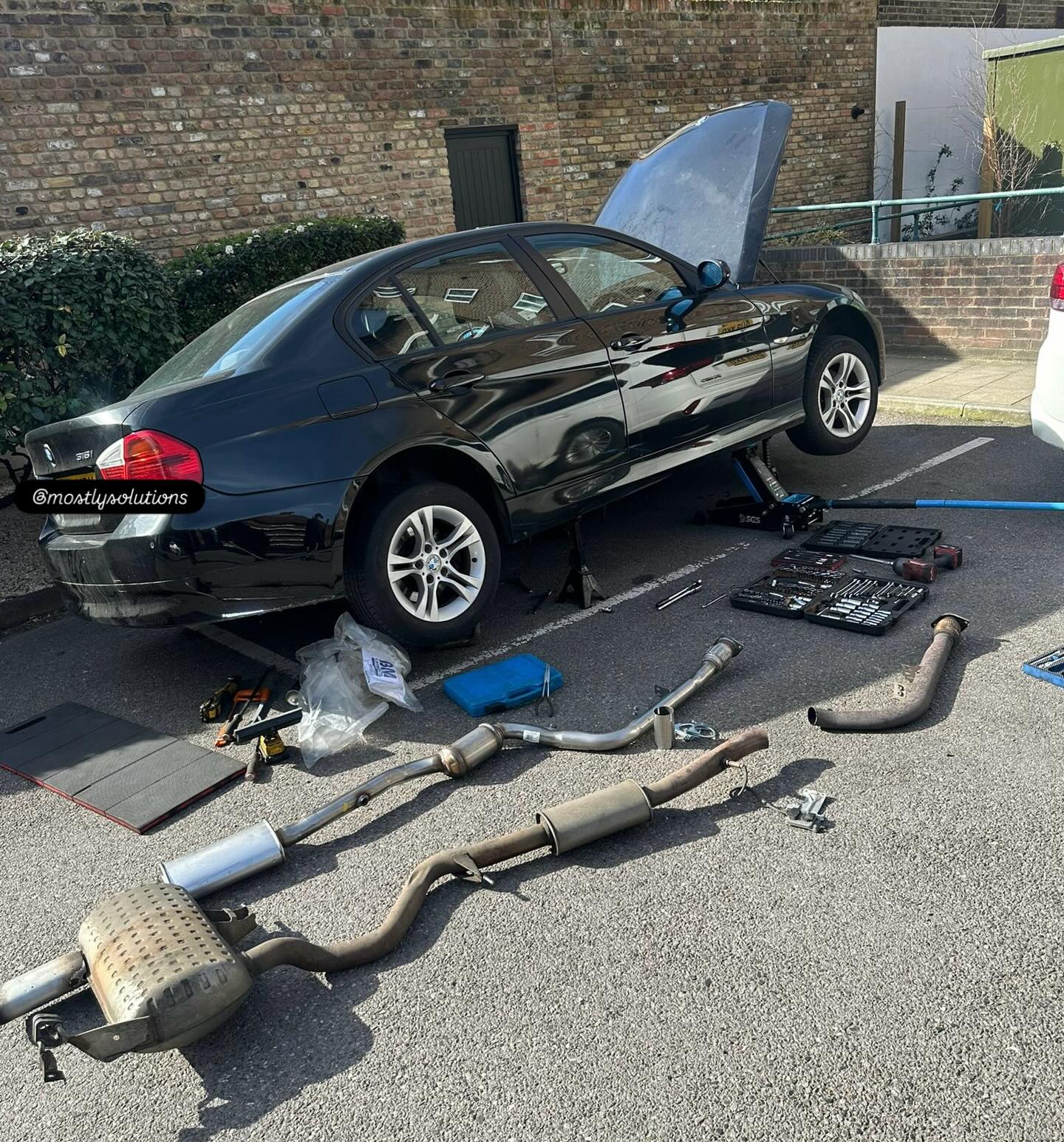 Catalytic converter replaced — exhaust efficiency and emissions control restored.